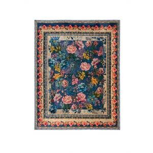 NEW JOHNNY WAS margery scarf travel blanket in blue